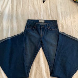Free people bell bottoms size 26 blue jeans